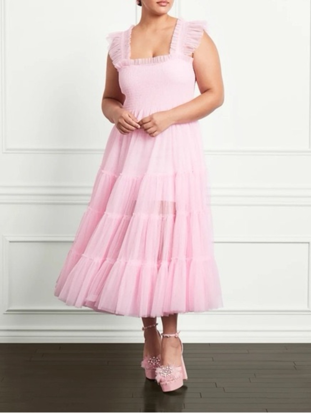 Hill House Collectors Edition Pink Tulle Ellie Nap Dress I size large I NWOT
